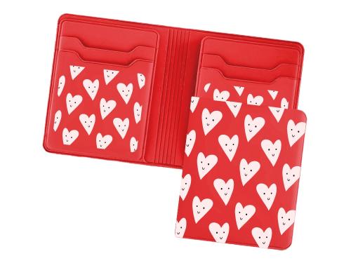 Картхолдер с отделением для наличных денег с возможностью полноцветной УФ-печати, софт-тач 112207