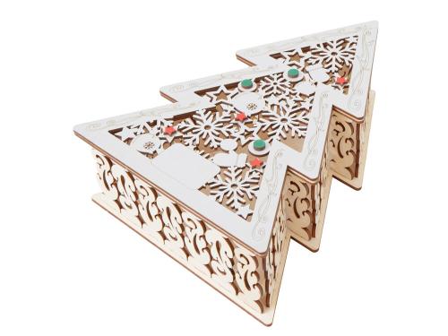 Шкатулка из фанеры в виде елки Firytale 625385