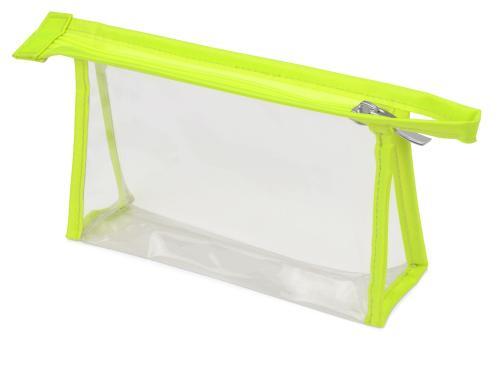 Прозрачная пластиковая косметичка Lucy, оранжевый/прозрачный 838506