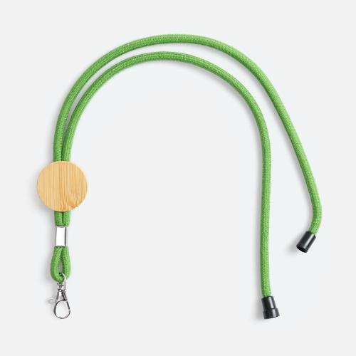 Шнурок для бейджа Tube Wood, зеленый 20382.90