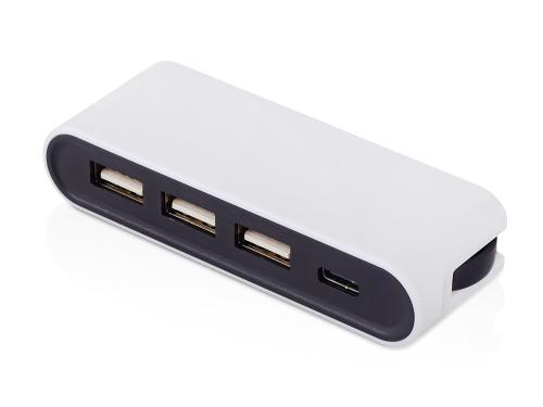 USB-хаб Hubix с коннектором 2-в-1 USB-C и USB-A, 2.0 590956