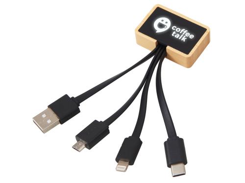 Кабель 3-в-1 с подсветкой лого Reedia S6 5910987