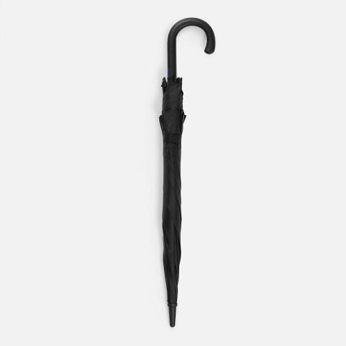 Зонт-трость Hidecolor с цветными спицами, черный с синим 18579.40