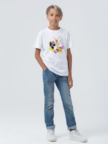 Футболка детская «Обними кота», белая 70375.60