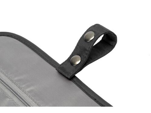 Несессер для путешествий со съемной косметичкой Flat, черный 943607