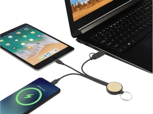 Кабель для зарядки Tecta 6 в 1 с брелком 12432590