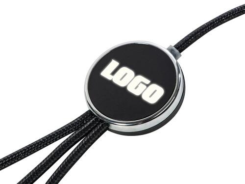 Кабель 3-в-1 с подсветкой логотипа Ion 595714