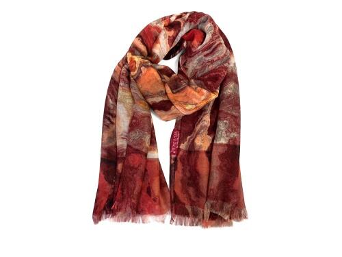Мужской шарф Красный Оникс (бордовый) 94915