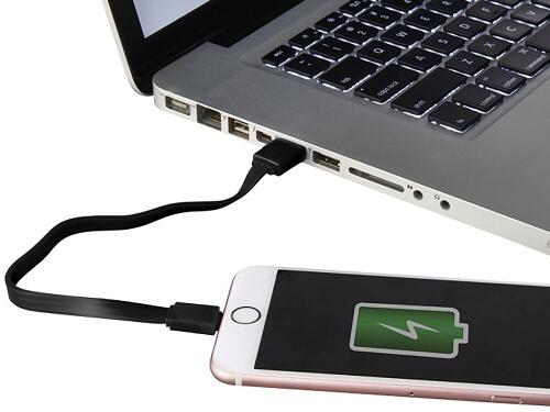 2 в 1 Кабель для зарядки в футляре, белый 13428502