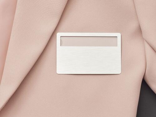 Магнитный металлический бейдж 351000