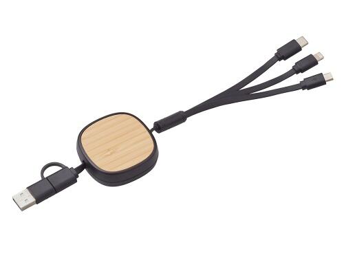 Универсальный кабель с ретрактором 3-в-1 Retrax 823032