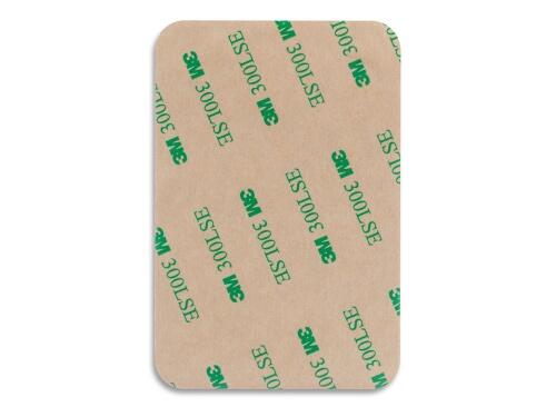 Чехол-картхолдер Favor на клеевой основе на телефон для пластиковых карт и и карт доступа, черный 7319.13