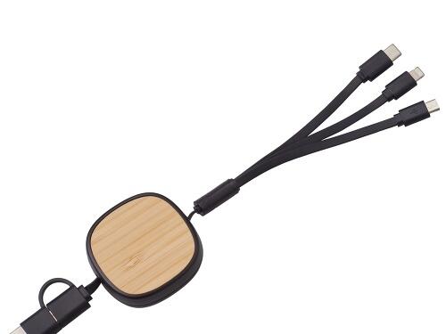 Универсальный кабель с ретрактором 3-в-1 Retrax 823032