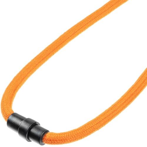 Шнурок для бейджа Tube Wood, оранжевый 20382.20